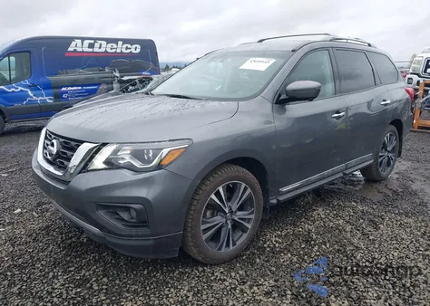 2017 Nissan Pathfinder Platinum from USA, damaged, VIN 5N1DR2MM1HC610382